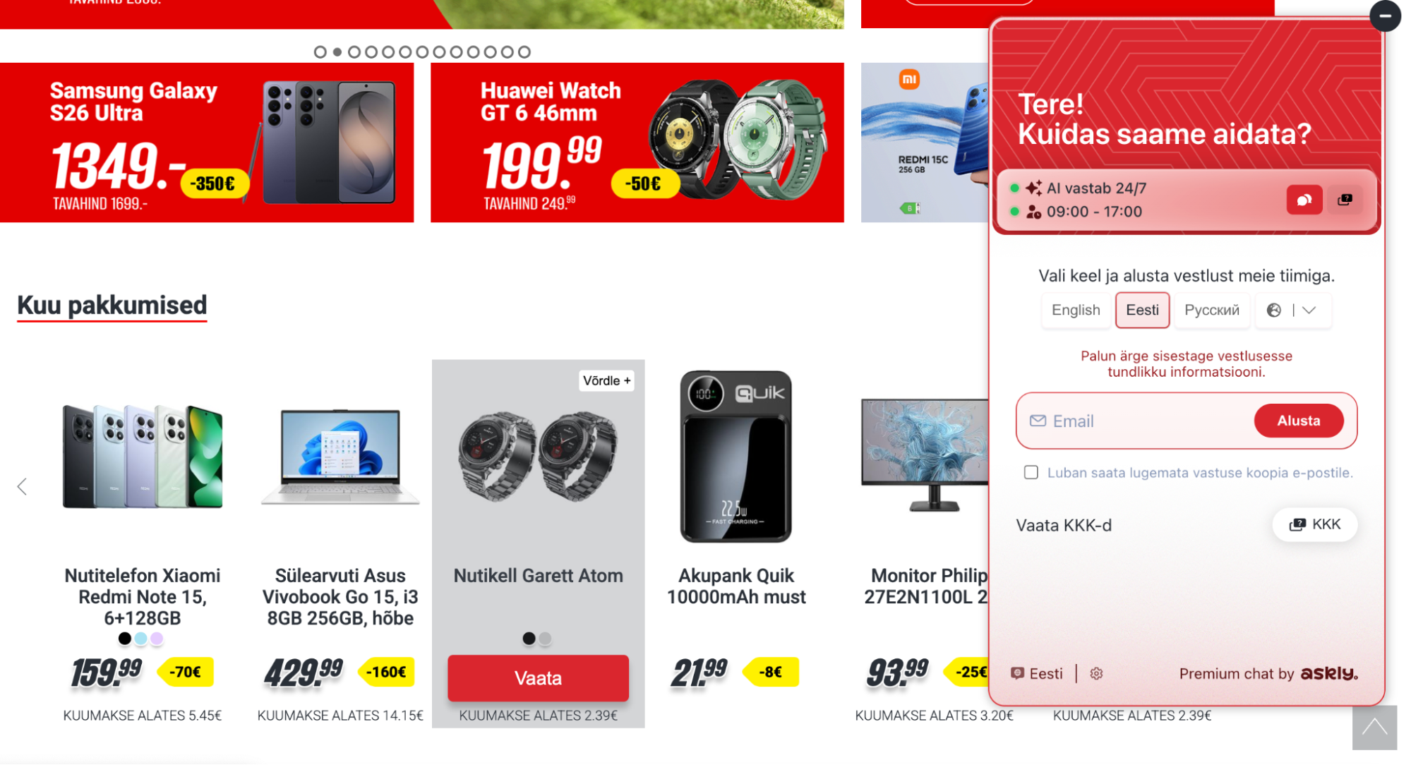 Klick liigutas 80% kliendisuhtlusest Asklysse